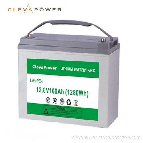 12.8V 100Ah LiFePO4 Battery for Solar System